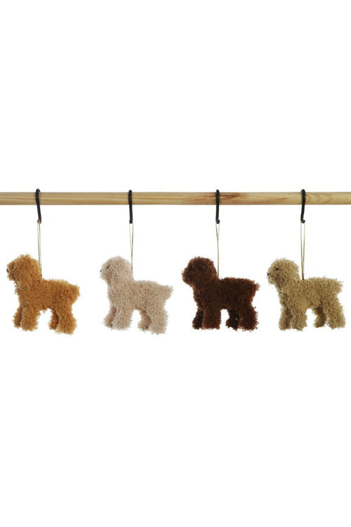 Furry Labradoodle Ornament