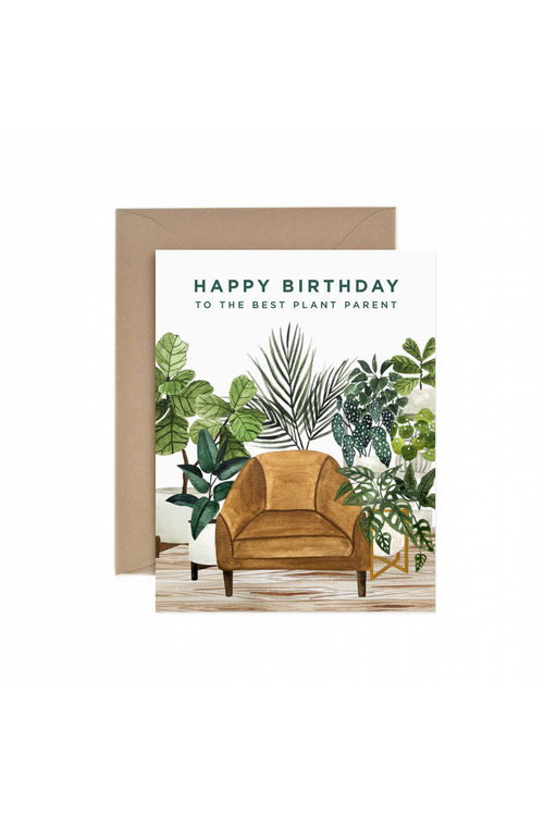 Paper Anchor Co. Best Plant Parent Birthday Greeting Card