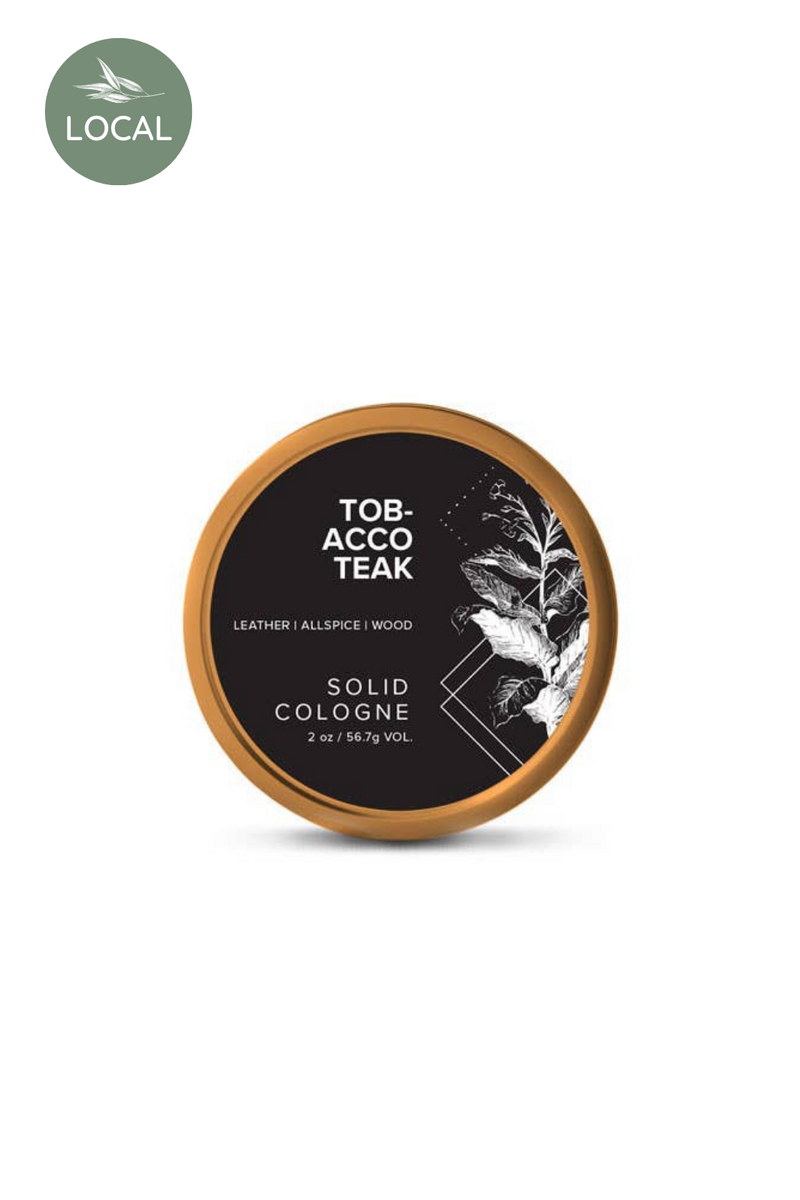 Tobacco Teak Solid Cologne-Broken Top Candle Co.-ECOVIBE