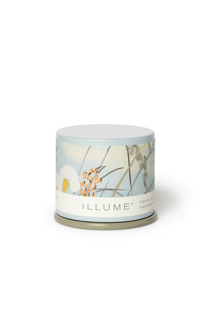 Fresh Sea Salt Demi Vanity Tin Candle-Illume-ECOVIBE