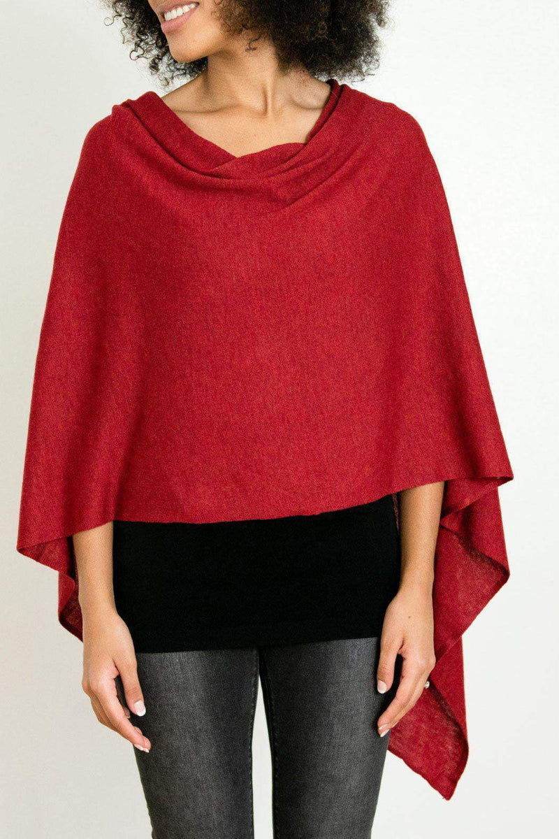 EcoVibe Style - 8-Way Convertible Poncho,  | Hibiscus