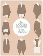 EcoVibe Style - 8-Way Convertible Poncho, 