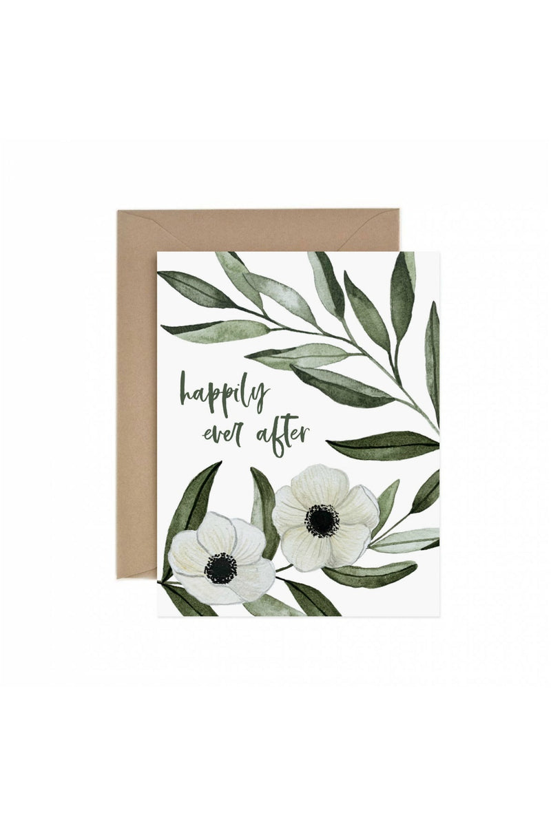 Paper Anchor Co. Happily Ever After Anemone Greeting Card