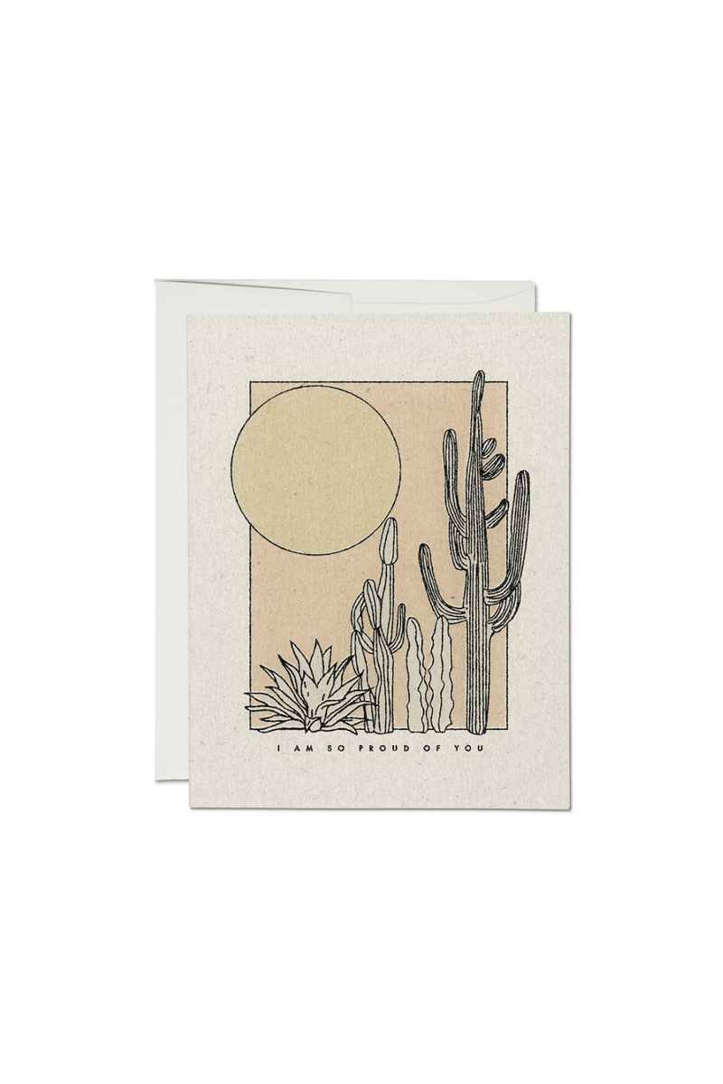 Red Cap Cards I Am So Proud of You Desert Sunrise Greeting Card