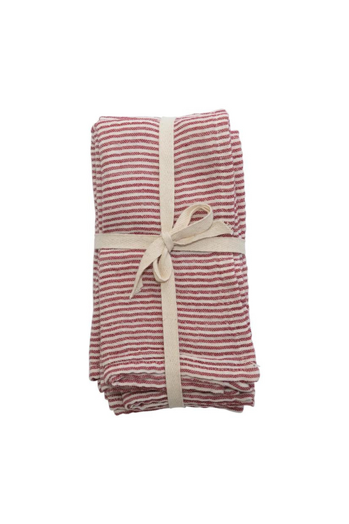 Candy Striped Cotton Napkins