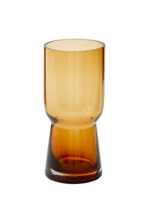 Accent-Decor-Briony-Brown-Glass-Vase-Small