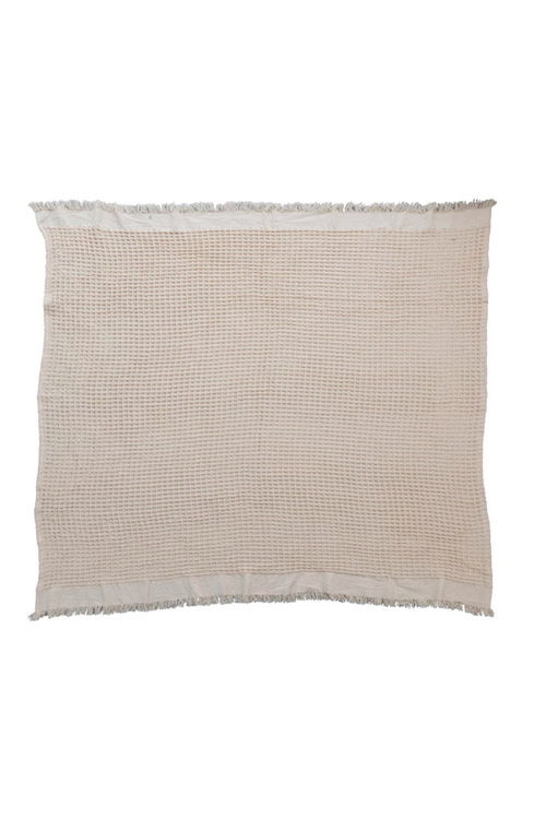 Creative-Co-Op-Cotton-Waffle-Weave-Throw-With-Fringe
