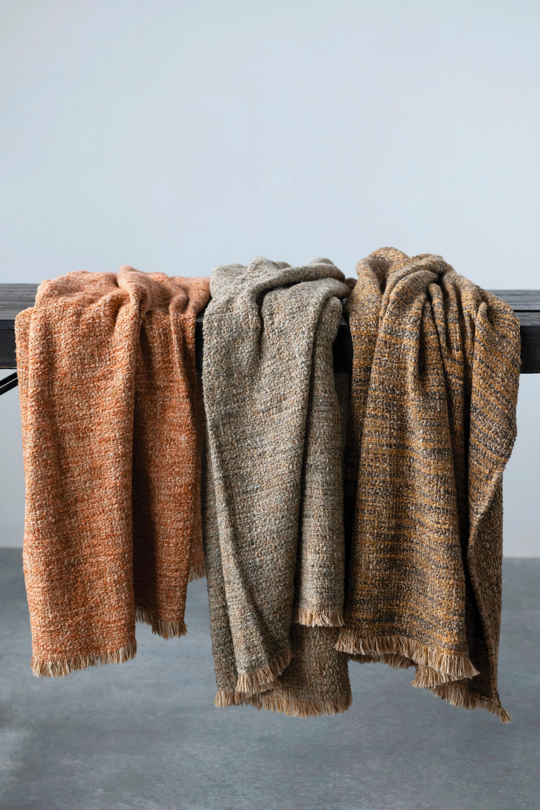 Rust coloured throw blanket 2025