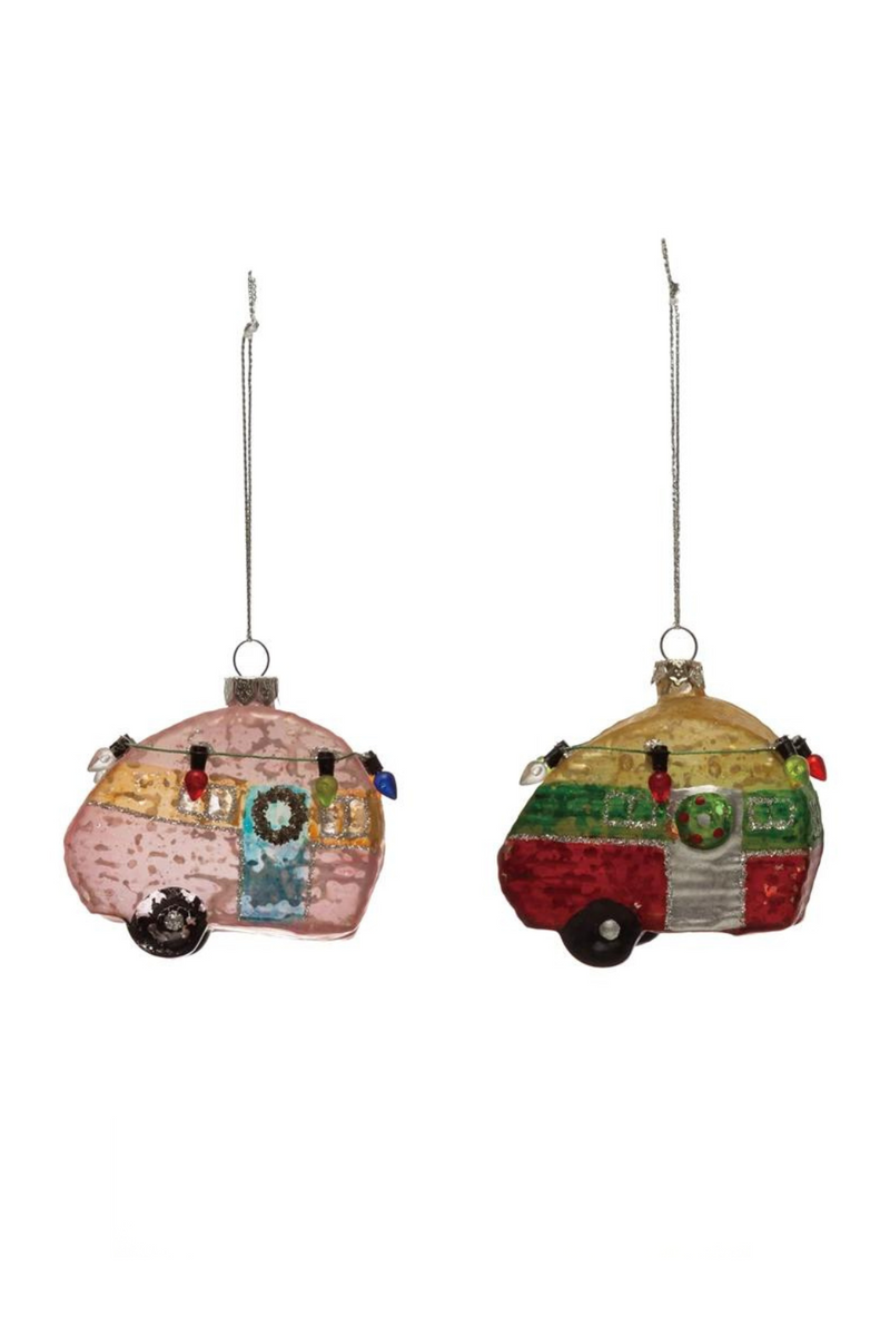 Creative-CoOp-Glass-Camper-Camping-Holiday-Ornament