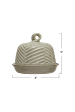 4 of 5:Speckle Ceramic Butter Dish