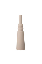 2 of 4:Taupe Matte Ceramic Vase