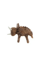 Creative Co-Op Wool Felt Dinosaur Ornament Triceratops