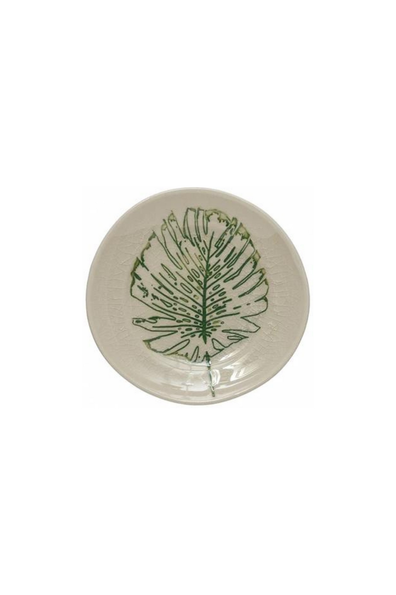 Creative-CoOp-Debossed-Leaf-Ceramic-Plate-2