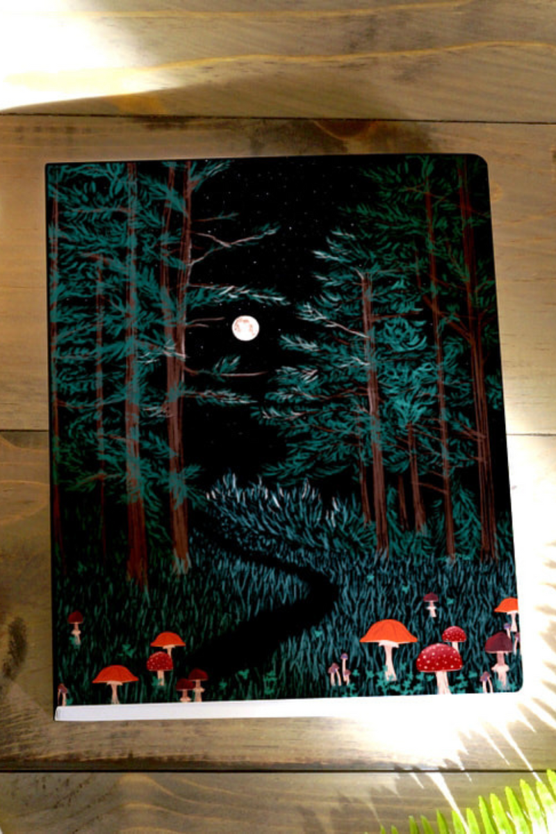 Moonrise Forest Notebook-Denik-ECOVIBE