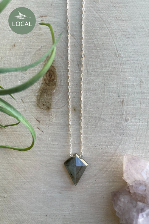 Gemstone Kite Necklace
