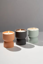 3 of 3:Wild Fig + Vetiver Form Ceramic Candle