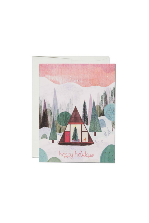 Red Cap Cards Modern Cabin Boxed Holiday Card Set