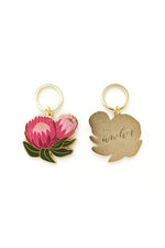 Paper Anchor Co. Ofelia Protea Floral Keychain