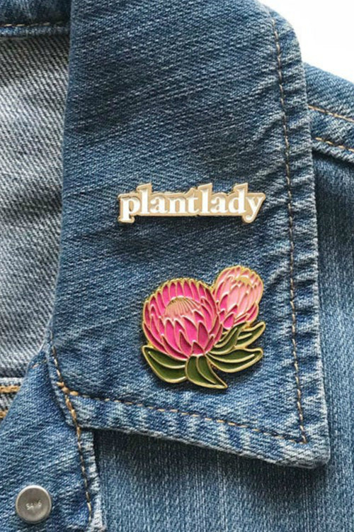 Paper Anchor Co. Plant Lady Lapel Pin