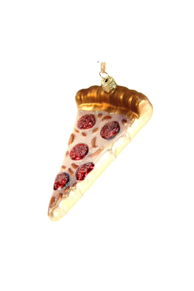 Cody Foster Glitter Pizza Ornament