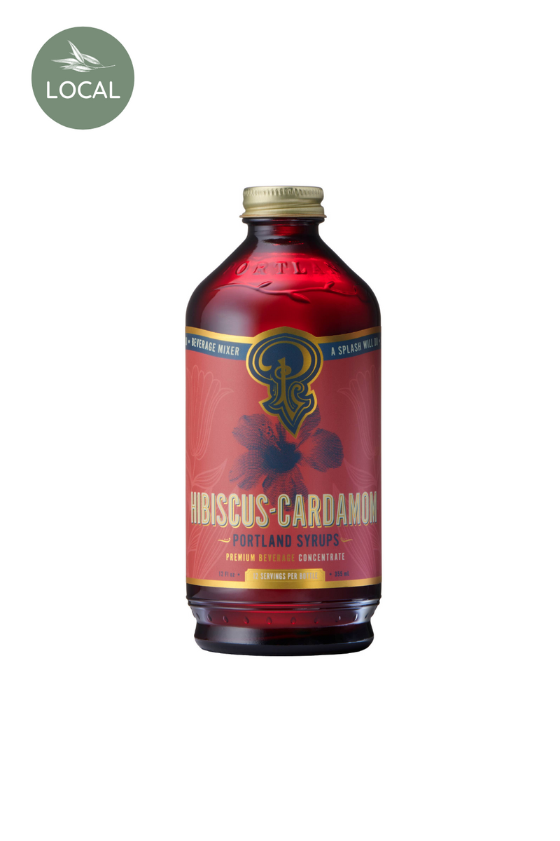 Hibiscus Cardamom Cocktail Syrup-Portland Syrups-ECOVIBE
