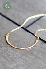 1 of 2:Arc Layering Necklace