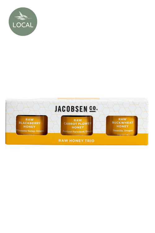 Jacobsen Salt. Co Raw Honey Sampler Set