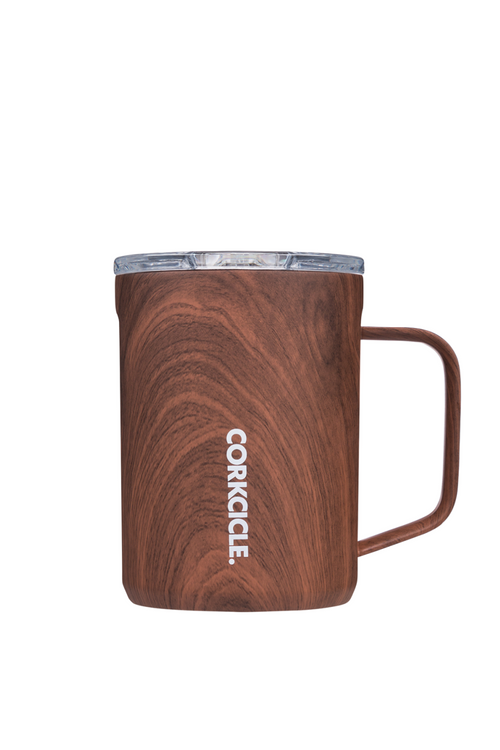 Corkcicle Mug in Walnut Wood