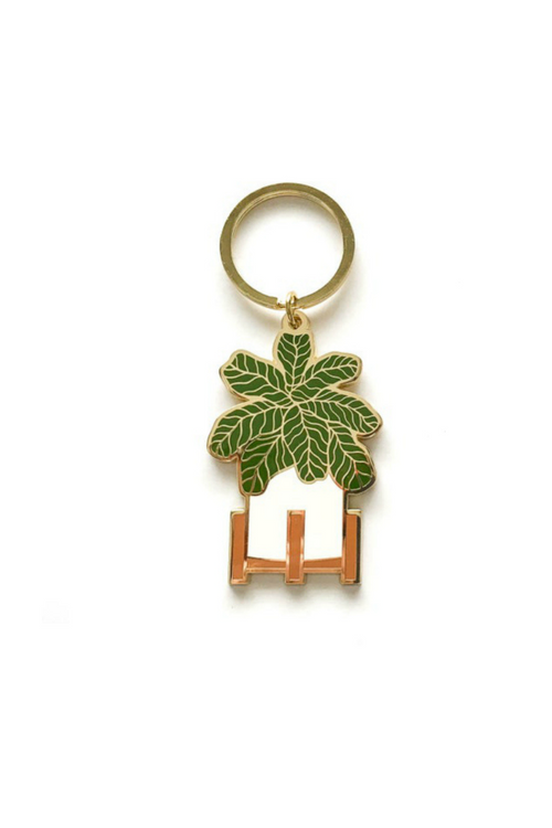 Paper Anchor Co. Fiddle Leaf Keychain