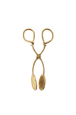 1 of 4:Brass Leaf Tongs
