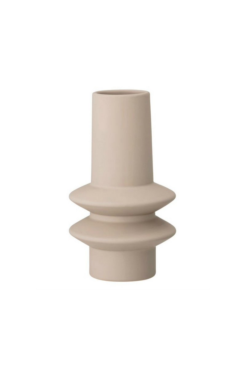 Bloomingville-Taupe-Matte -Ceramic-Vase