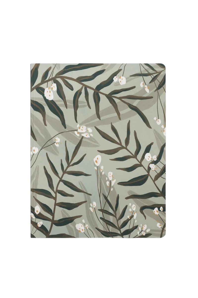 Plant Pattern Large Notebook