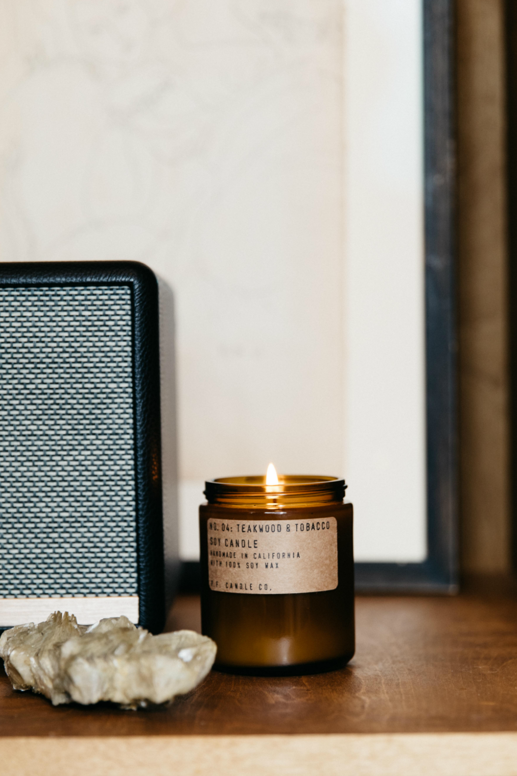 pf candle co teakwood and tobacco perfume Reed Diffuser OG Scent Shasta and a blend of body P.F. Candle Co. No. 04