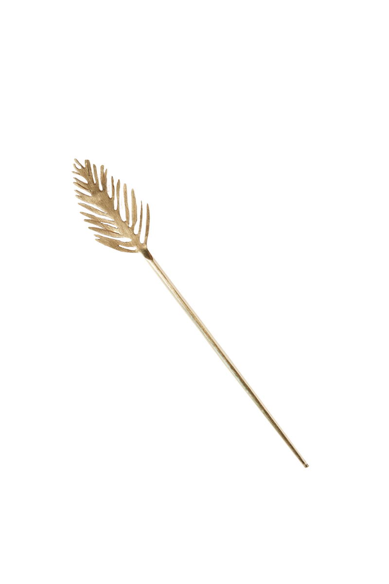 Ink + Alloy Brass Hair Pin- Palm