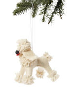 Poodle Wool Felt Ornament