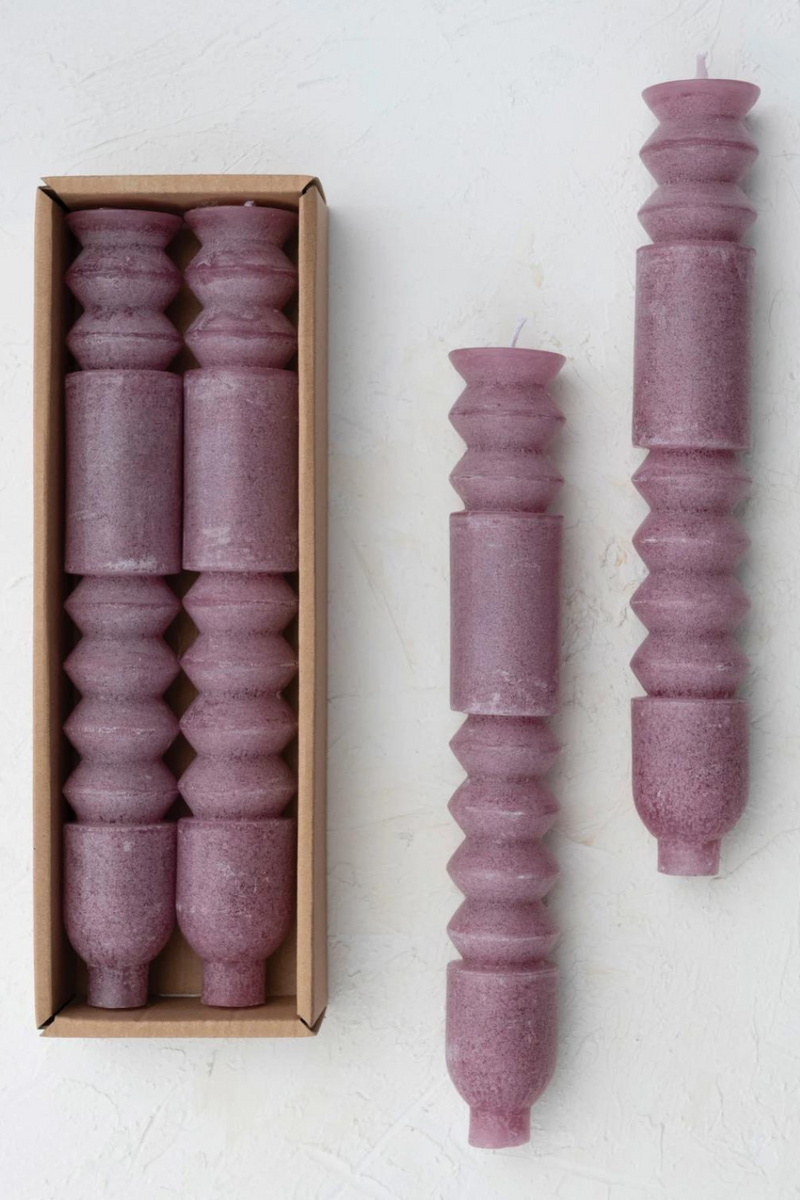 Totem-Taper-Unscented-Candles-purple-pinot