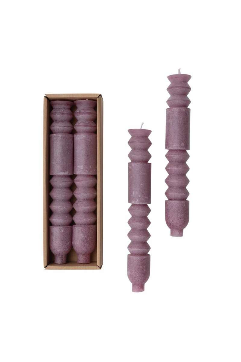 Totem-Taper-Unscented-Candles-purple-pinot