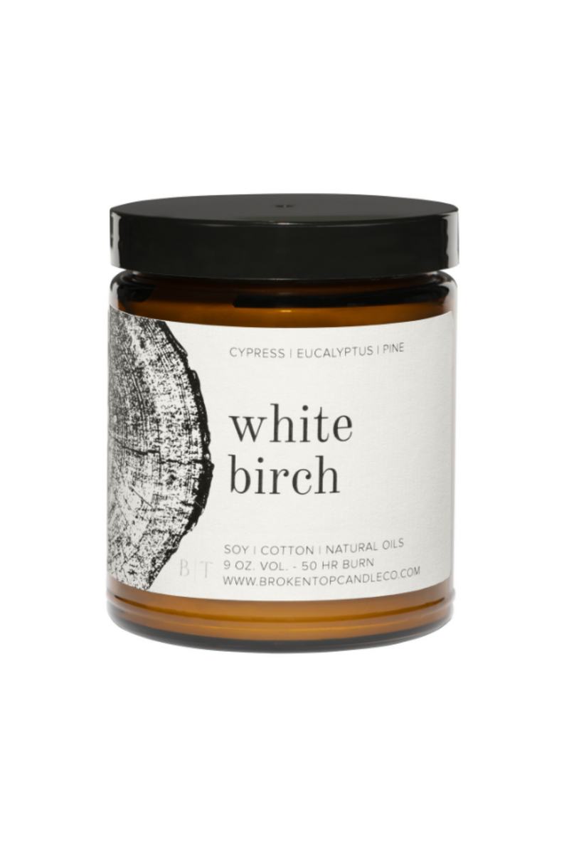 Broken Top Candle Company White Birch Candle 9oz