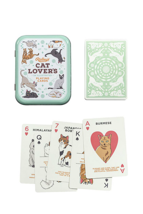 Cat Lover's Playing Cards
