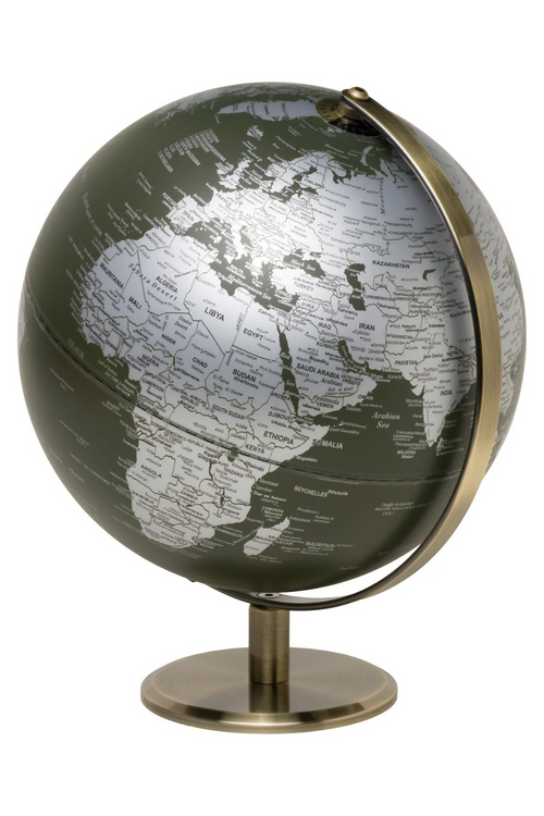World Globe Light Green