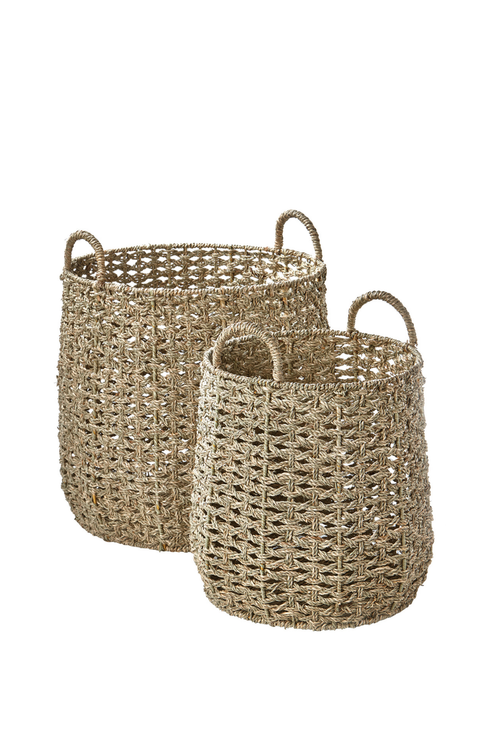 Seagrass Knot Basket-TAG-ECOVIBE