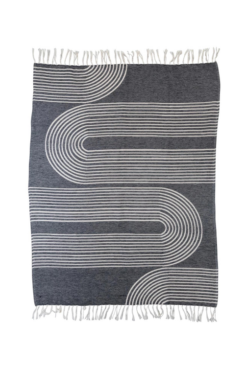 Bloomingville-Arch-Cotton-Jacquard-Throw