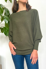 1 of 4:Brynn Sweater in Olive Green