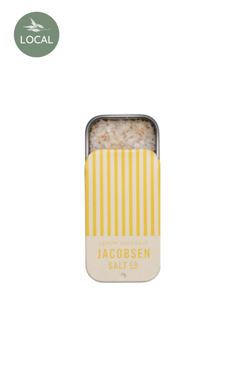 Lemon Zest Infused Sea Salt Tin