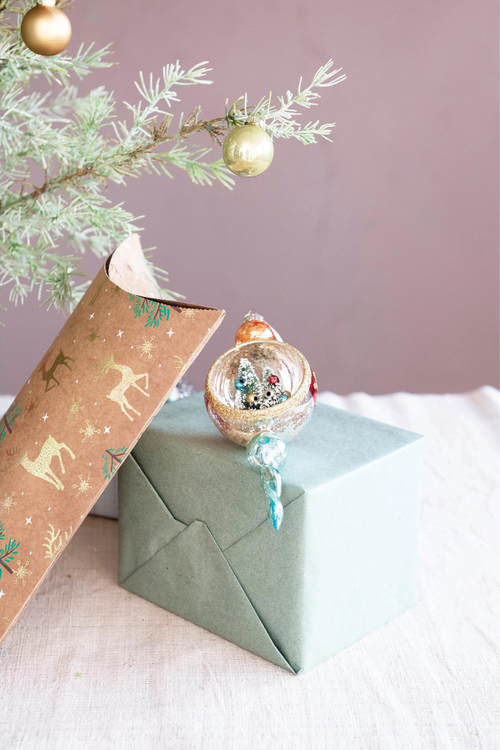 Recycled Paper Large Gift Box-Creative Co-Op-ECOVIBE
