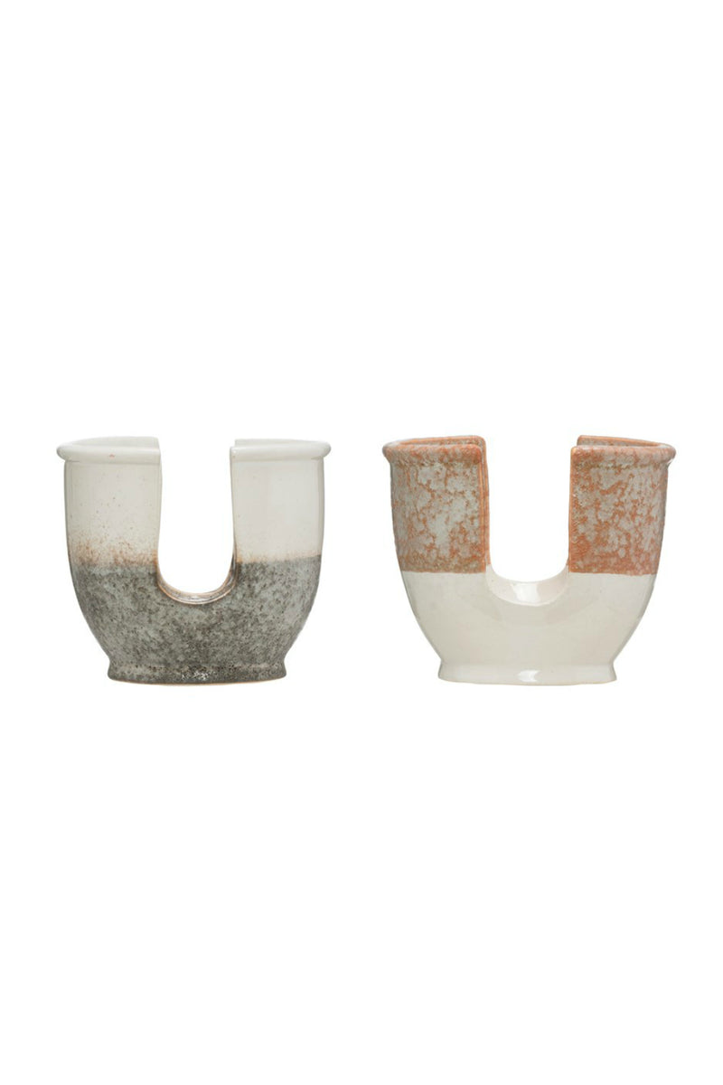 Creative Co-op Reactive Glaze Stoneware Sponge Holder