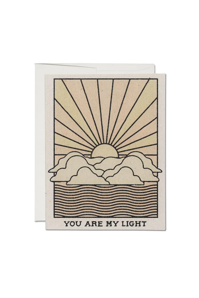 My Light Love Greeting Card