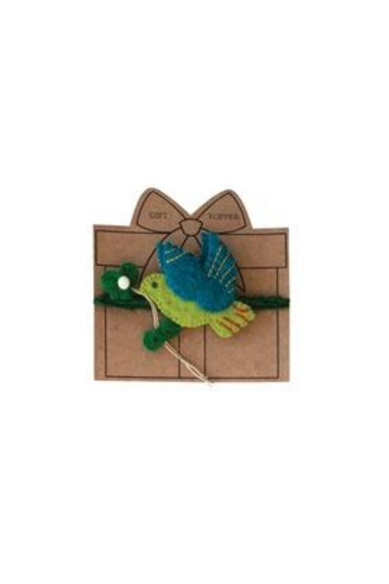 Creative-CoOp-Wool-Felt-holiday-Gift-Topper-bird 