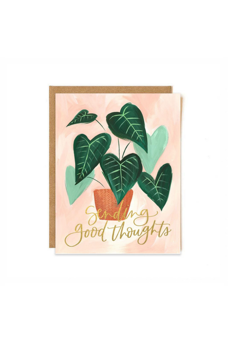 One Canoe Two Good Thoughts Greeting Card