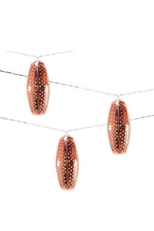 Allsop Stella Solar String Lights Marrakesh Copper